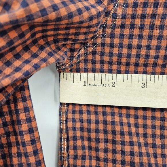 Third Army Shirt Mens Medium Western Pearl Snap Cowboy Rancher Check Long Sleeve - Picture 7 of 10